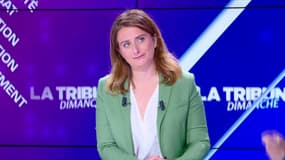 Marine Tondelier, Secrétaire nationale Les Écologistes, sur le plateau de BFM Politique le 18 mai 2025.