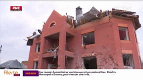 Guerre en Ukraine : à Kyiv, des quartiers résidentiels visés par des bombardements