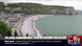 La mairie d'Étretat prend un arrêté pour interdire l'accès à certaines plages et falaises pour garantir la sécurité 