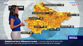 Météo Côte d'Azur: une journée ensoleillée sur la côte mais des averses orageuses dans les terres