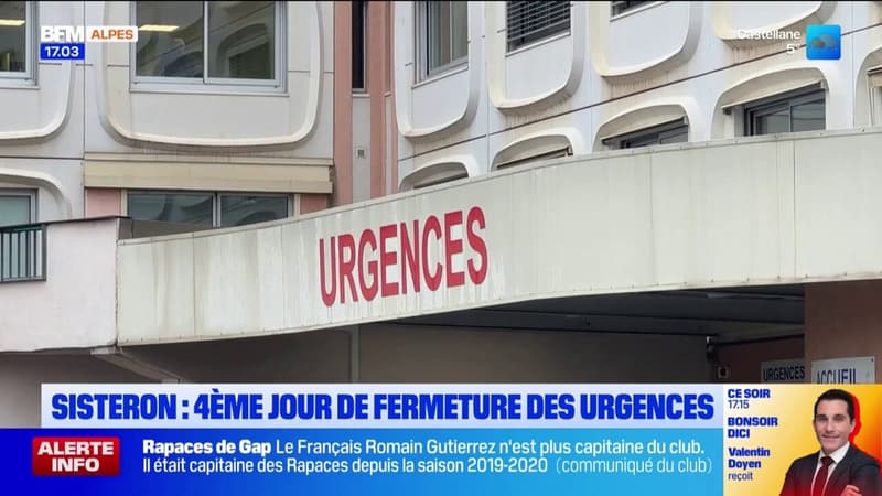 Sisteron: les urgences fermées depuis 4 jours