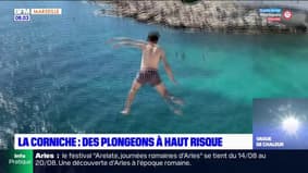 Marseille: malgré l'interdiction, les plongeons sur la corniche se poursuivent