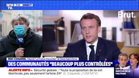 Violences: selon Éric Coquerel (LFI), "Emmanuel Macron est responsable de la dérive autoritaire"