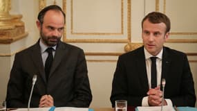 Édouard Philippe et Emmanuel Macron