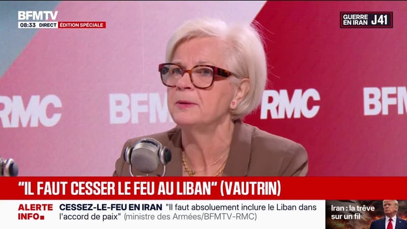 Liban: Catherine Vautrin, ministre des Armées, confirme que la France a "donné 39 véhicules de l'avant blindé" et assure être "aux côtés des forces armées libanaises"