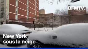 La ville de New York balayée par la neige