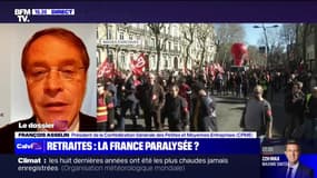 Grèves: pour François Asselin (CPME), "un service minimum garanti dans le domaine de l'énergie est indispensable"