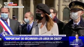 Marlène Schiappa: "Le ministre de l'Intérieur a demandé à sécuriser (...) tous les lieux de culte" pour le week-end de Pâques