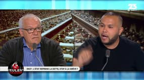 "Vous me fatiguez avec vos histoires": discussion houleuse entre Johnny Blanc et Anasse Kazib, cheminot