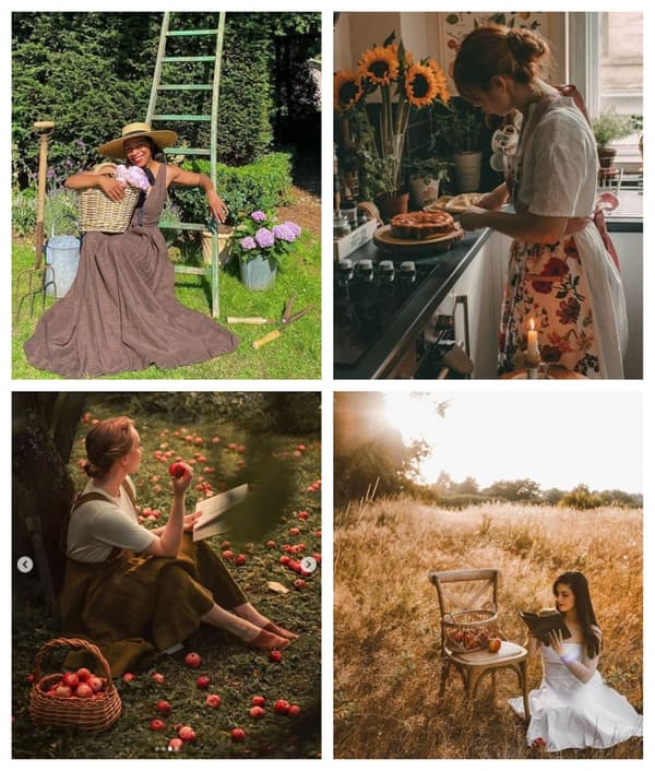 Des images estampillées "cottagecore" Des images estampillées "cottagecore"