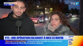 VTC : Opération escargot à Nice ce matin