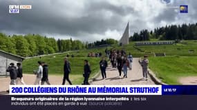 Lyon: le devoir de mémoire de 200 collégiens au mémorial Struthof