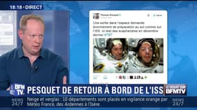 Thomas Pesquet est de retour à bord de l'ISS