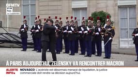 Guerre en Ukraine: Emmanuel Macron reçoit Volodymyr Zelensky à Paris 
