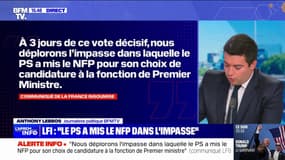 Matignon: la France insoumise suspend les discussions avec le reste de la gauche sur la formation d'un gouvernement 