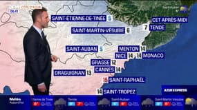 Météo Côte d’Azur: un vendredi pluvieux du matin jusqu'au soir, 7°C à Tende et 14°C à Nice