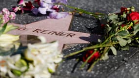 L'étoile du réalisateur Rob Reiner sur le Hollywood Walk of Fame, le 15 décembre 2025 à Los Angeles, en Californie. 