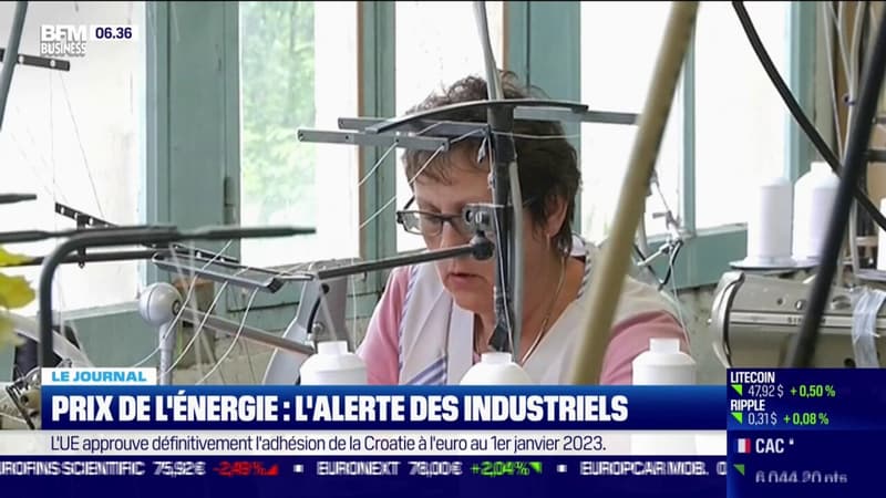 Les industriels français s'inquiètent de la flambée des prix de l'énergie