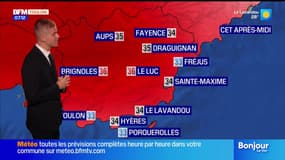 Météo Var: forte chaleur et quelques nuages ce vendredi, 36°C attendus à Brignoles et 33°C à Toulon
