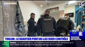 Toulon: opération de contrôle de police au quartier du Pont-du-Las