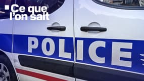 Un soldat du plan Vigipirate se tient à côté d'une voiture de la police nationale française le 3 décembre 2019 à Lille, dans le nord de la France.