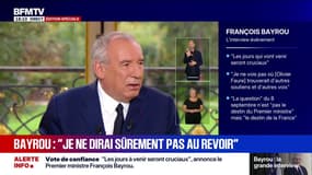 "Tous les opposants, sans exception, exigeaient qu'on fasse plus", répond François Bayrou sur la responsabilité de l'État face à la dette 