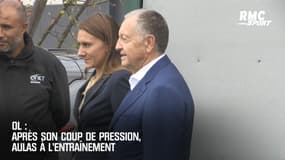 OL : Après son coup de pression, Aulas à l’entraînement 