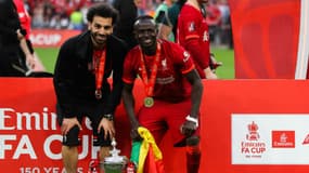 Sadio Mané et Mohamed Salah lors de la finale de la Cup en 2022.