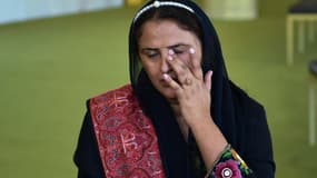 La Pakistanaise Mukhtar Mai, photographiée le 16 juin 2017 à Los Angeles, a poursuivi en justice ceux qui l'avaient violé sur décision d'un conseil de village en 2002