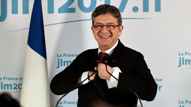 Jean-Luc Mélenchon, le 23 avril 2017.