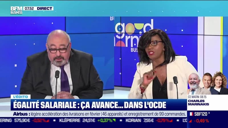 Emmanuel Lechypre : Égalité salariale, ça avance... dans l'OCDE - 08/03