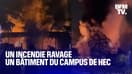 Le campus d'HEC dans les Yvelines touché par un incendie