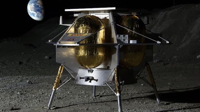 Le futur alunisseur transportera 35 kg de chargement à but scientifique et d’exploration pour son premier lancement en 2019. Le futur alunisseur transportera 35 kg de chargement à but scientifique et d’exploration pour son premier lancement en 2019.