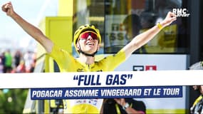 Tour de France (E15) : "Full gas", Pogacar assomme Vingegaard et la Grande Boucle