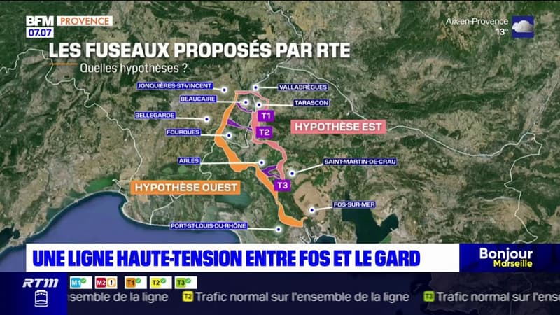 Une concertation publique pour déterminer l'itinéraire de la ligne haute-tension entre Fos-sur-Mer et le Gard