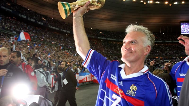 Didier Deschamps lors des 10 ans de la victoire en Coupe du monde