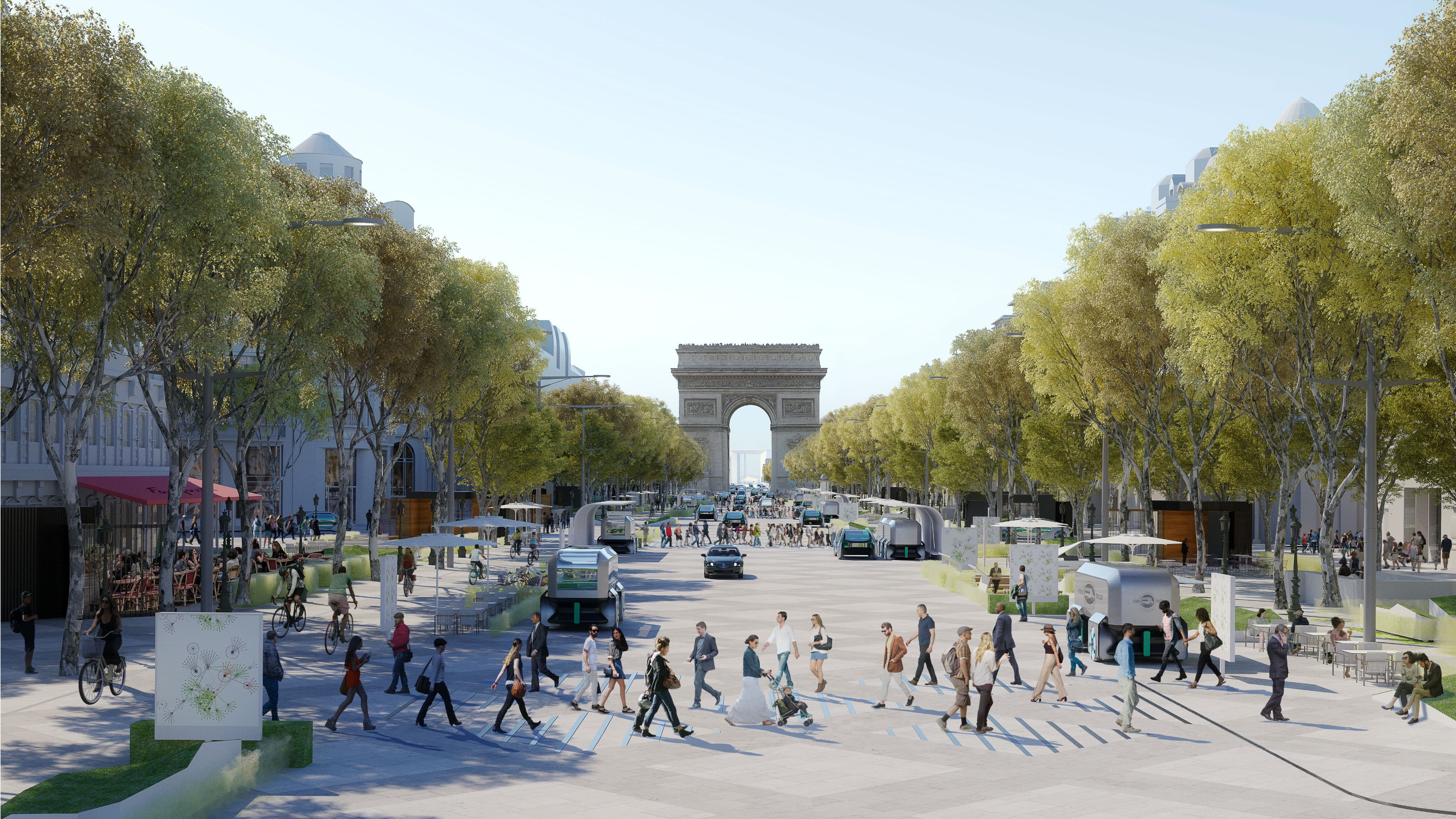 Le Comité des Champs-Elysées souhaite "réenchanter" l'avenue. Le Comité des Champs-Elysées souhaite "réenchanter" l'avenue.