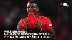 Manchester United : Pogba se rapproche d'un retour, il s'est fait ôter son plâtre