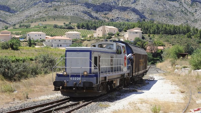 Le train représente seulement 10% du transport intérieur de marchandises en France.