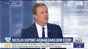 Nicolas Dupont-Aignan: "Les Républicains n'ont pas eu besoin de moi pour se suicider"