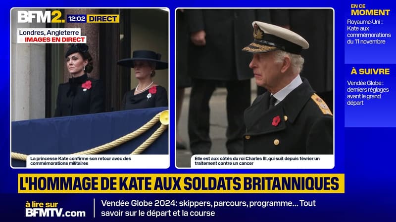 11 novembre: la princesse Kate confirme son retour avec un hommage aux soldats britanniques