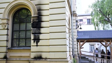 Une synagogue de Varsovie en Pologne a été brièvement incendiée le 1er mai 2024