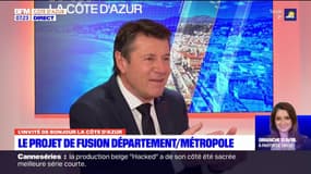 Fusion de la Métropole de Nice et du département: Christian Estrosi affirme qu'"il n'en est pas question"
