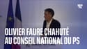 "Tu nous insultes": tensions au conseil national du PS entre des militants et Olivier Faure
