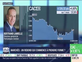 Bertrand Lamielle (Portzamparc Gestion): Un rebond qui commence à prendre forme sur les marchés ? - 25/03