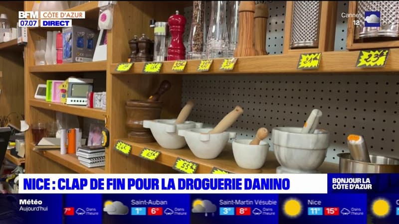 Nice: clap de fin pour la droguerie Danino