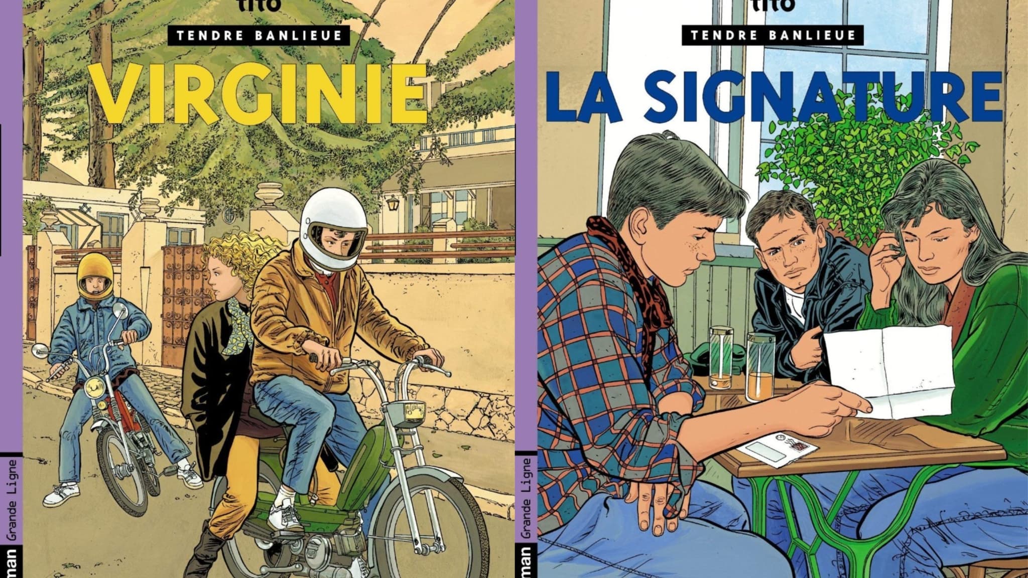 Couvertures des BD "Tendre banlieue" de Tito