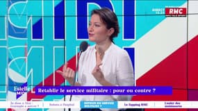 Rétablir le service militaire : pour ou contre ? "Cela devient un serpent de mer dans les propositions politiques, ce qui prouve que les politiques ont bien compris ce que demandent les Français : de l'autorité", selon Celine Revel-Dumas.