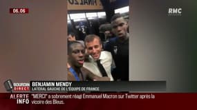 Mondial: ce qu'à dit Emmanuel Macron aux Bleus dans le vestiaire
