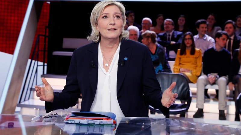 Marine Le Pen était l'invitée de L'émission politique ce jeudi. 